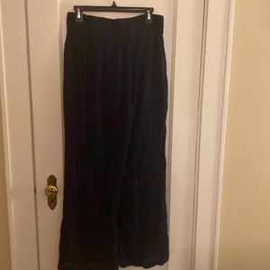 Bohemian style pants - navy blue